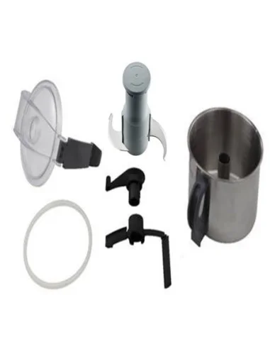 Retour Gratuit Kit émulsion pour TRK, K55 VV comprenant cuve inox 5,5 l., rotor lisse spécial émulsion, couvercle et racleur DITO SAMA