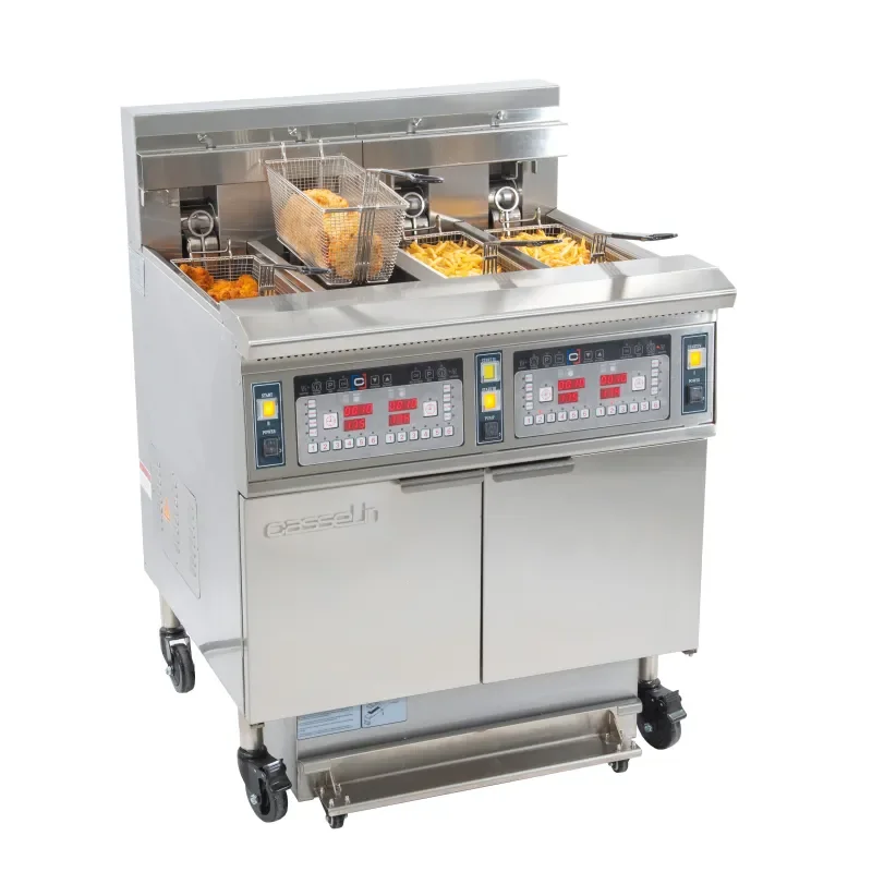 Solde Friteuse professionnelle électrique haut-rendement 4 x 12 Litres CASSELIN