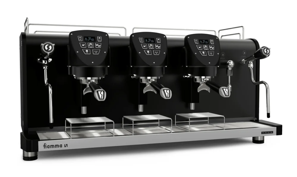 Quantité Limitée Machine à café expresso 3 groupes automatiques VELA 3 DUAL TC FIAMMA