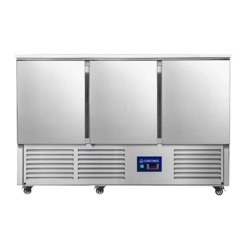 Achat Immédiat Saladette réfrigérée 3 portes inox CUISTANCE