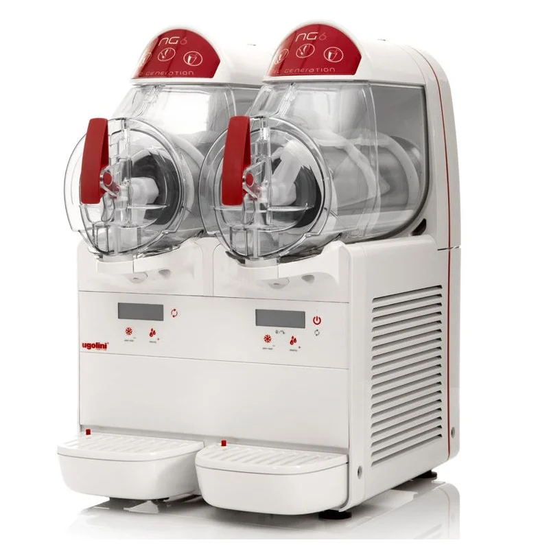 Prix Choc Distributeur de granité et frappé 2 cuves double paroi de 6 litres UGOLINI