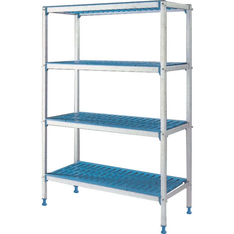 Offre Du Jour Rayonnage linéaire en aluminium 4 niveaux 890x400x1750