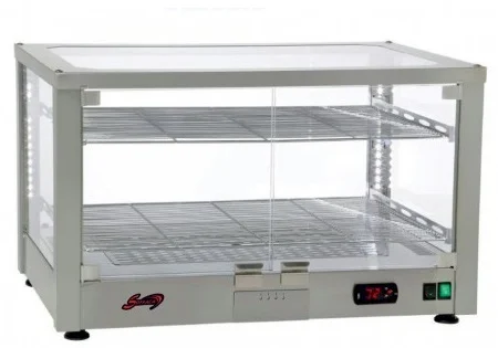 Meilleur Prix Vitrine chauffante Inox à poser 3 étagesSOFRACA